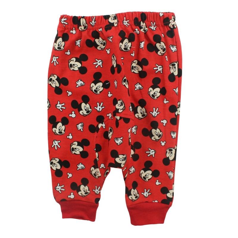 Ensemble Mickey body et pantalon - rouge et crème