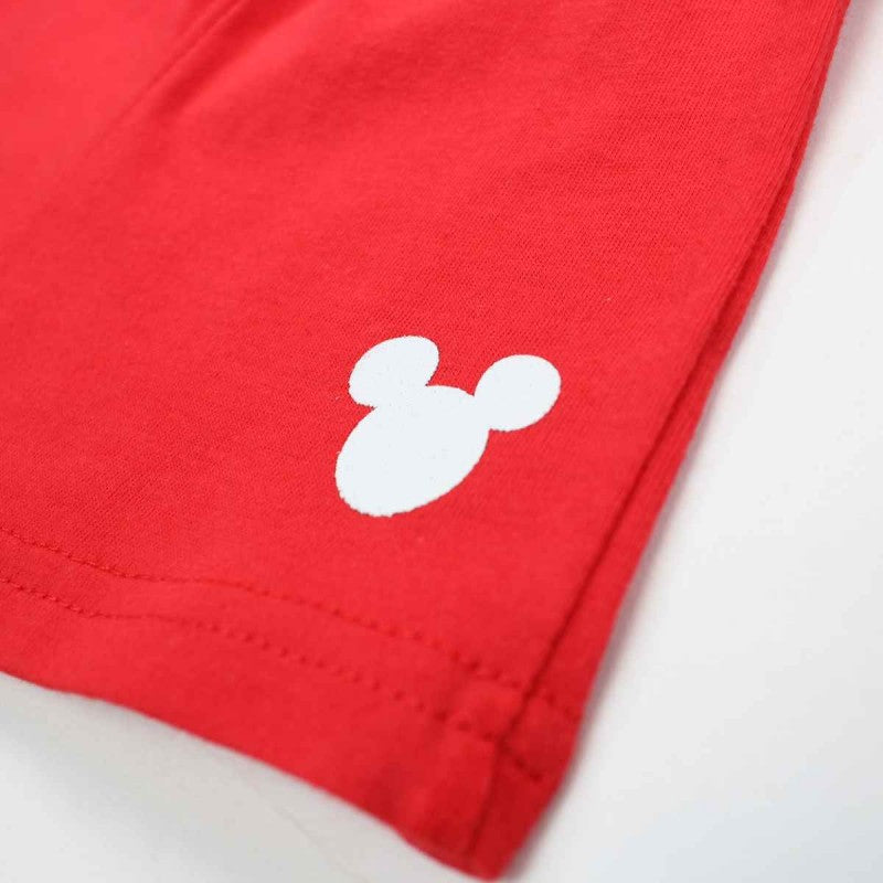 Ensemble Mickey Tee-shirt & short - rouge et blanc