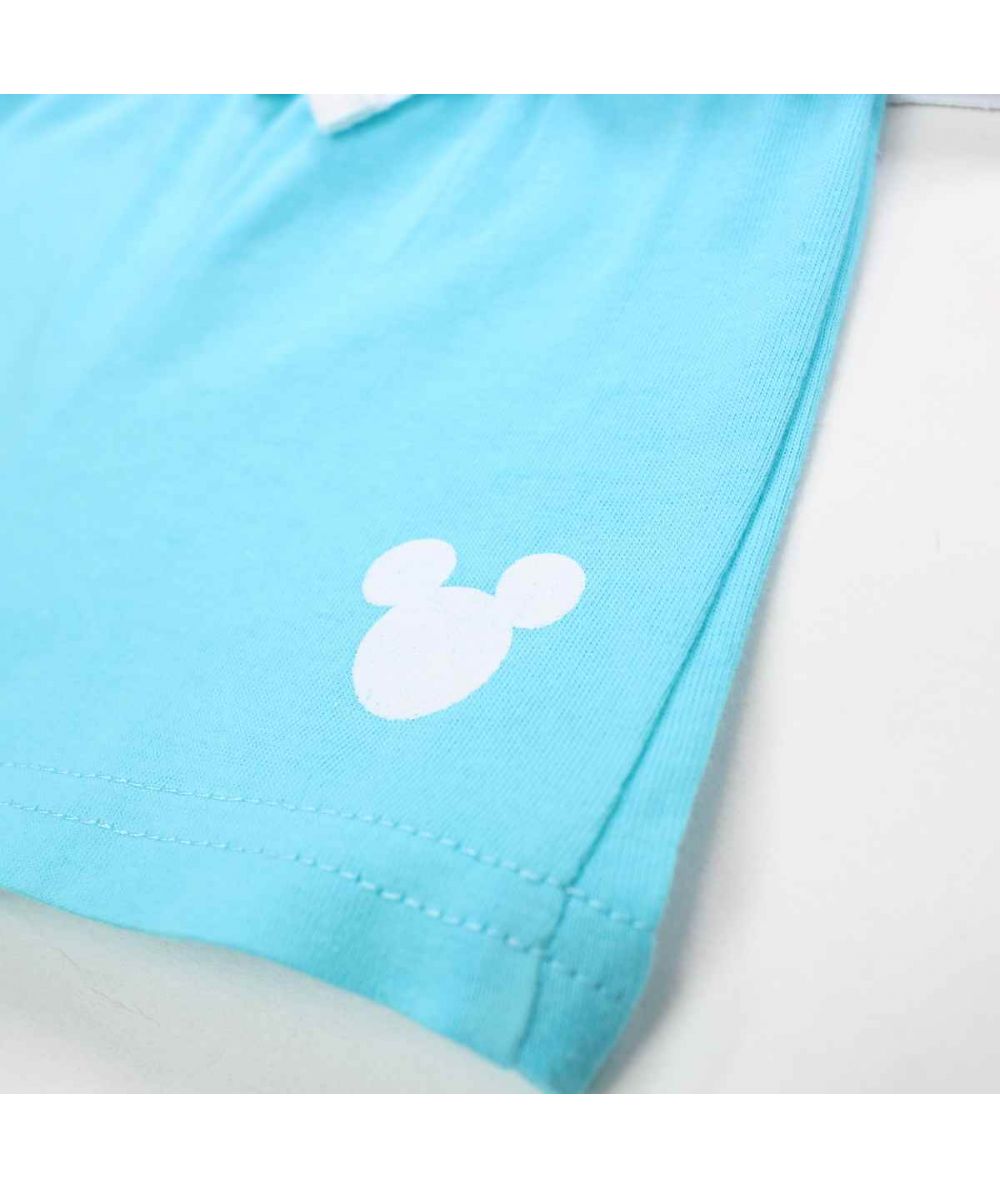 Ensemble Mickey Tee-shirt & short - bleu et blanc