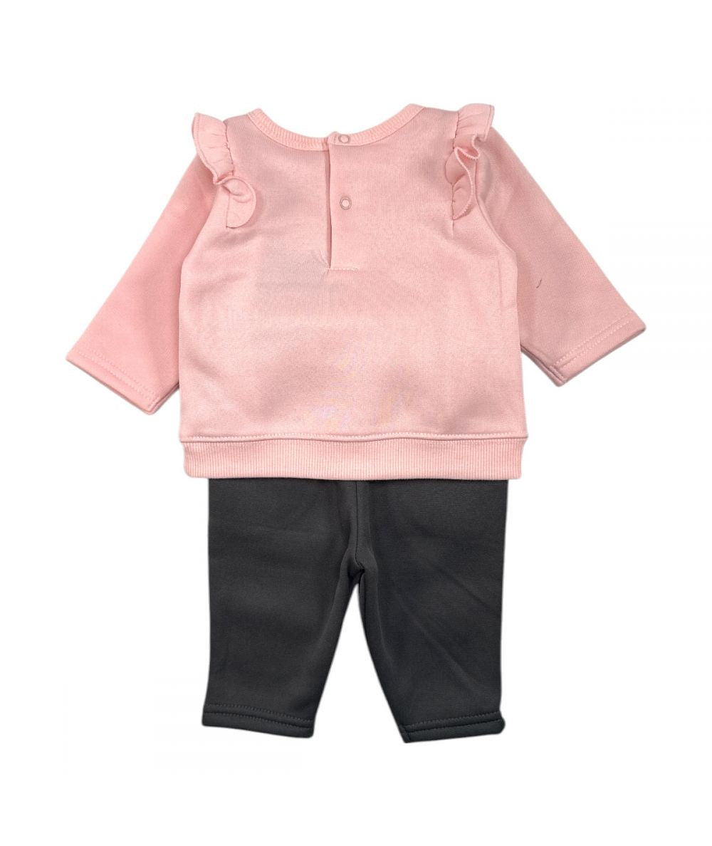 Ensemble Minnie sweat et jogging - rose et noir