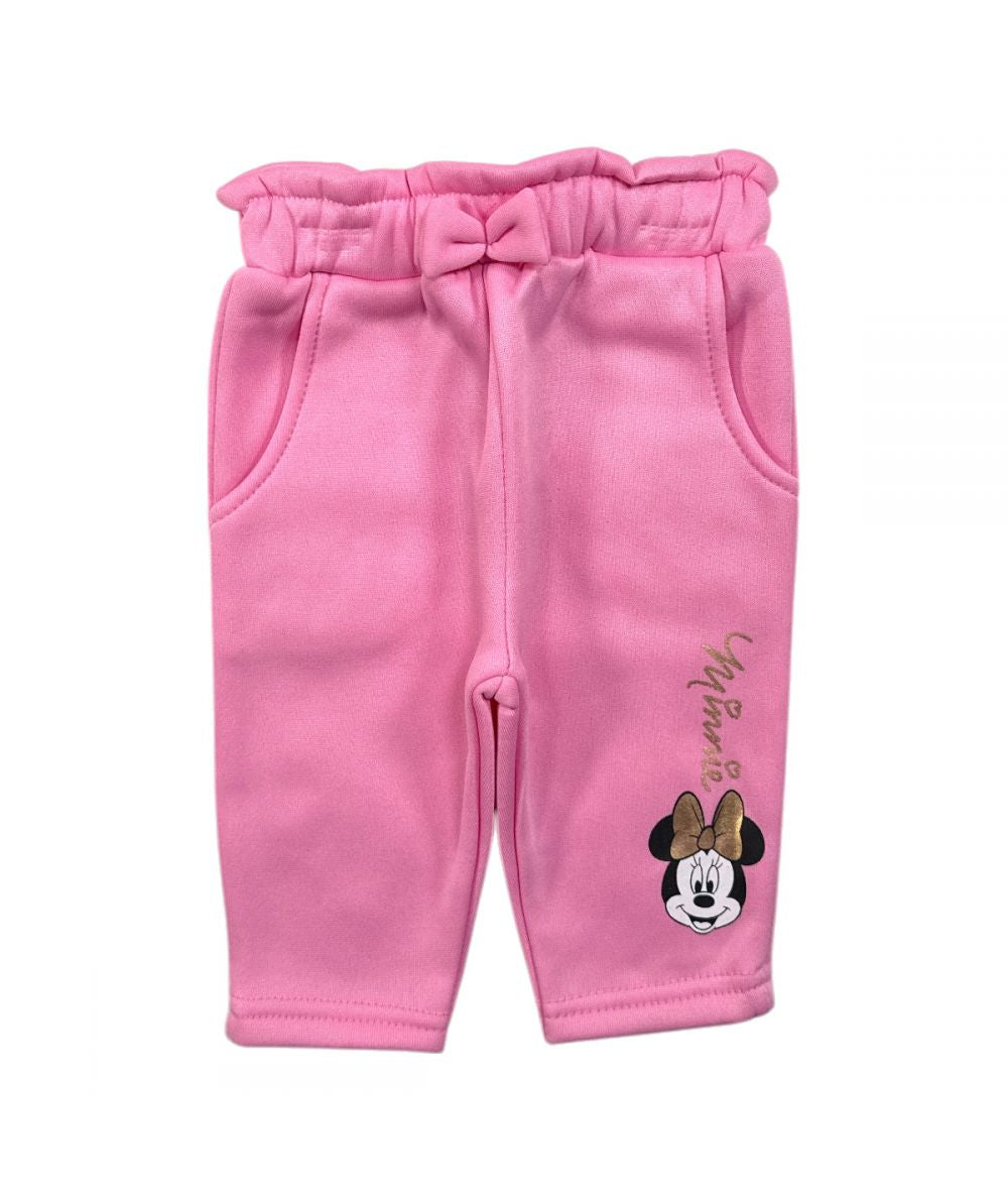 Ensemble Minnie sweat et jogging - rose et gris