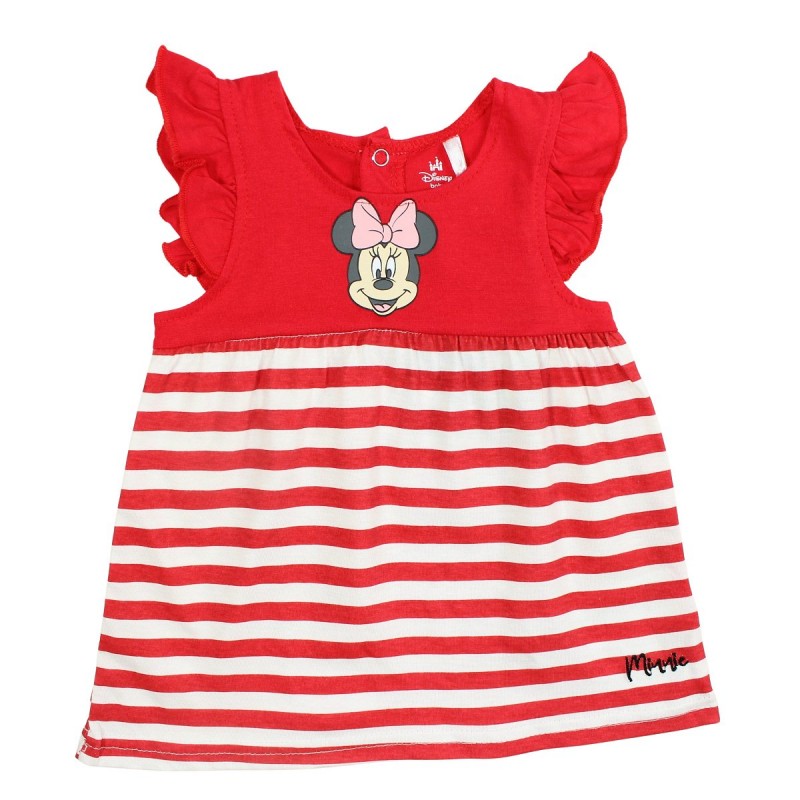 Ensemble Minnie robe et short - rouge et blanc