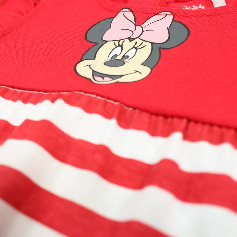 Ensemble Minnie robe et short - rouge et blanc