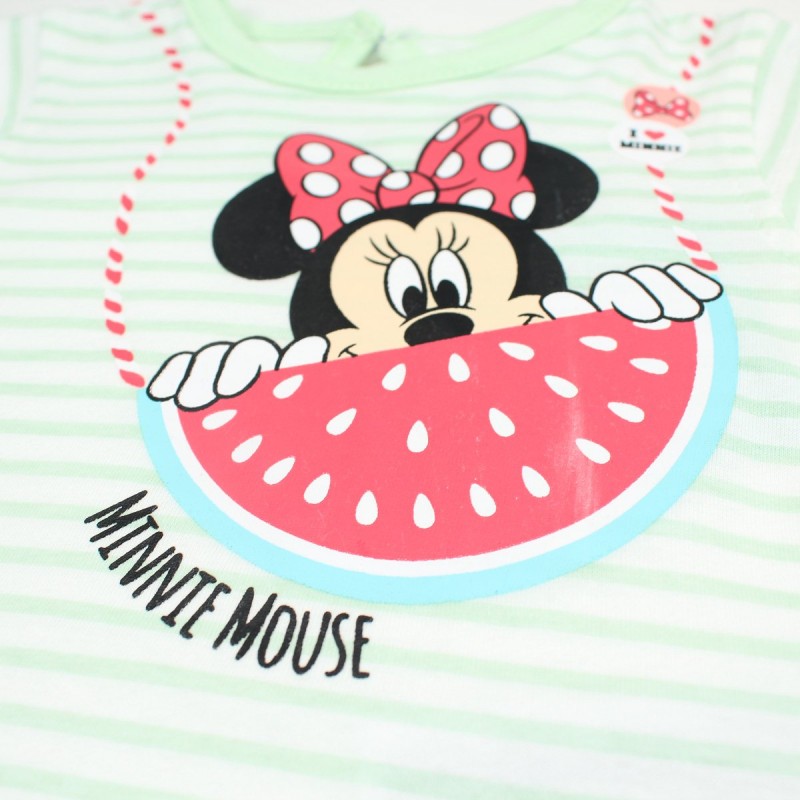 Ensemble Minnie tee-shirt et pantacourt - vert