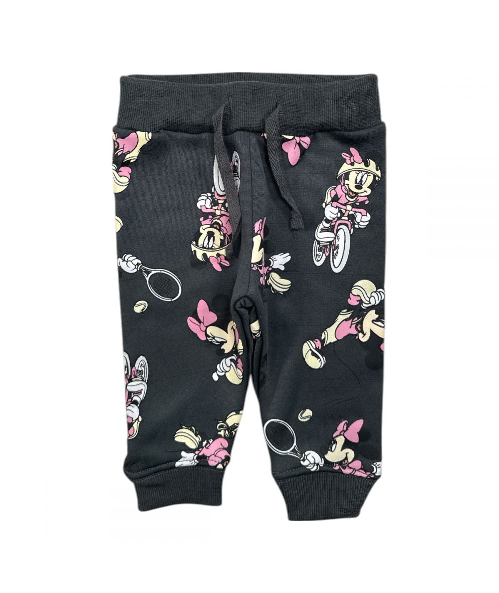 Ensemble Minnie sweat et jogging - rose clair et noir