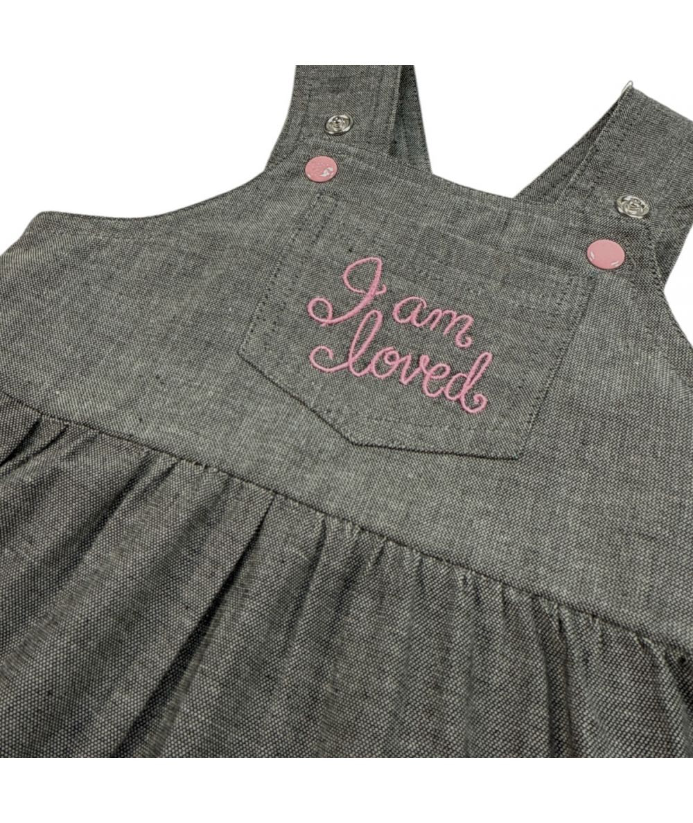 Ensemble Minnie robe et tee-shirt - rose et gris