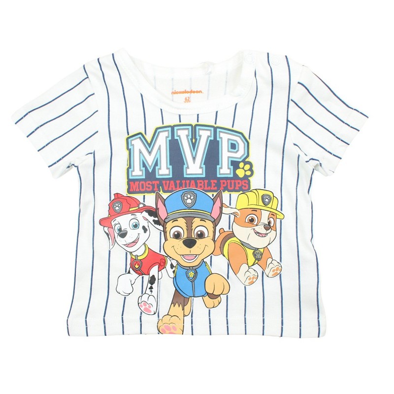 Ensemble Pat'Patrouille Tee-shirt & short - bleu marine et blanc