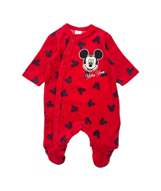 Grenouillère Mickey - noir et rouge