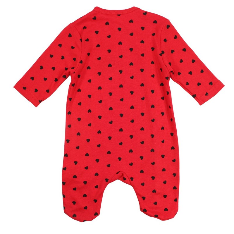 Grenouillère Mickey - rouge et noir