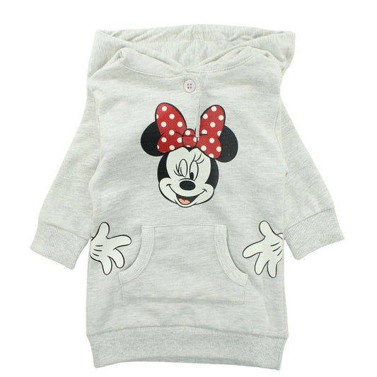 Robe polaire bébé Minnie - gris