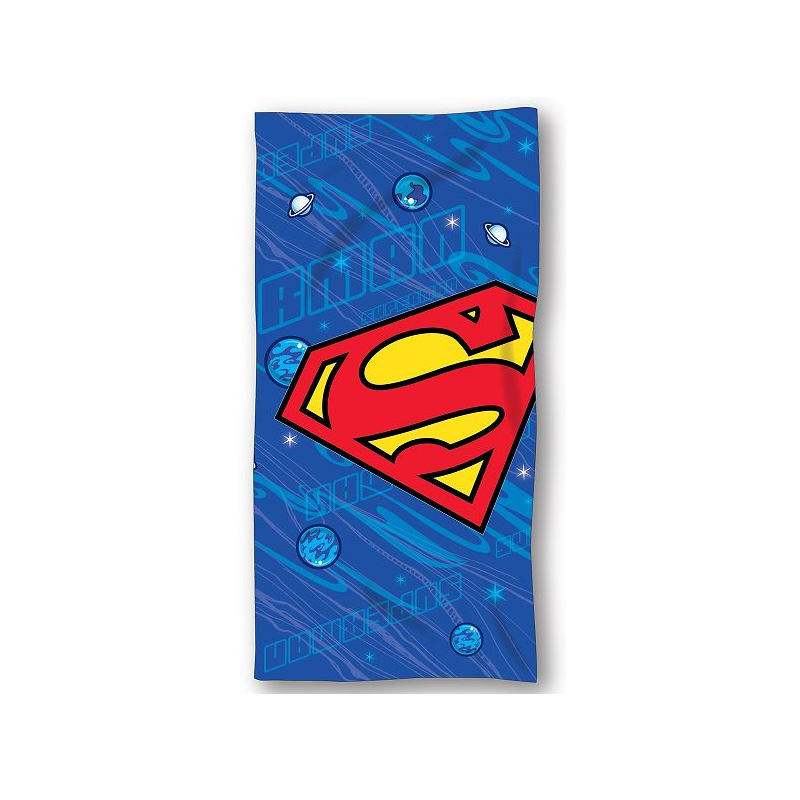 Serviette de plage Superman - bleu
