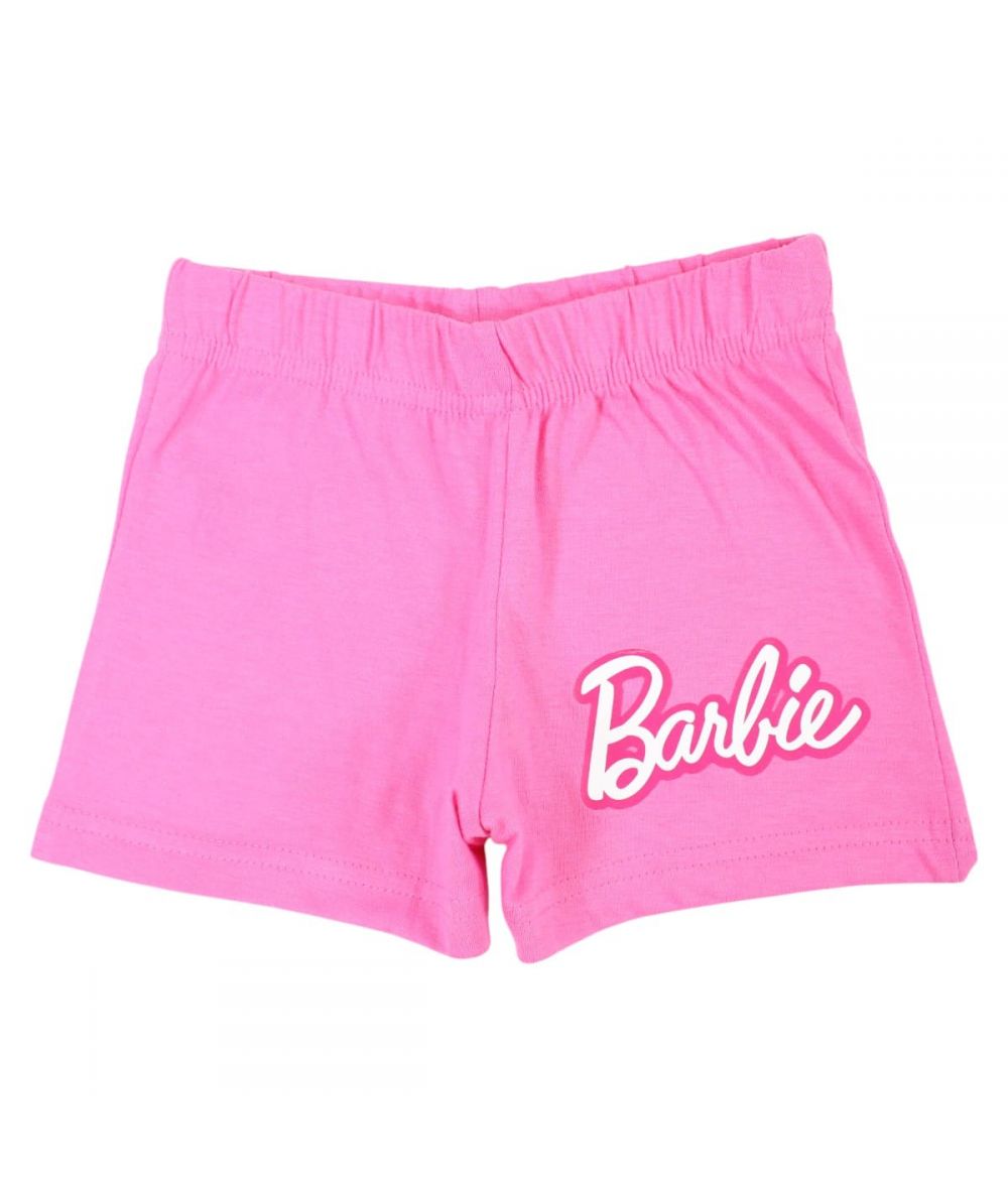 Ensemble Barbie tee-shirt et short - rose