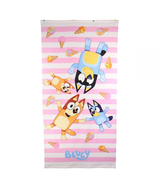 Serviette de plage Bluey - rose