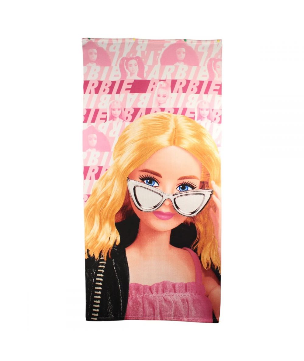 Serviette de plage Barbie - rose clair