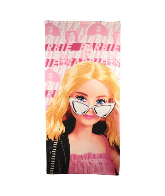 Serviette de plage Barbie - rose clair
