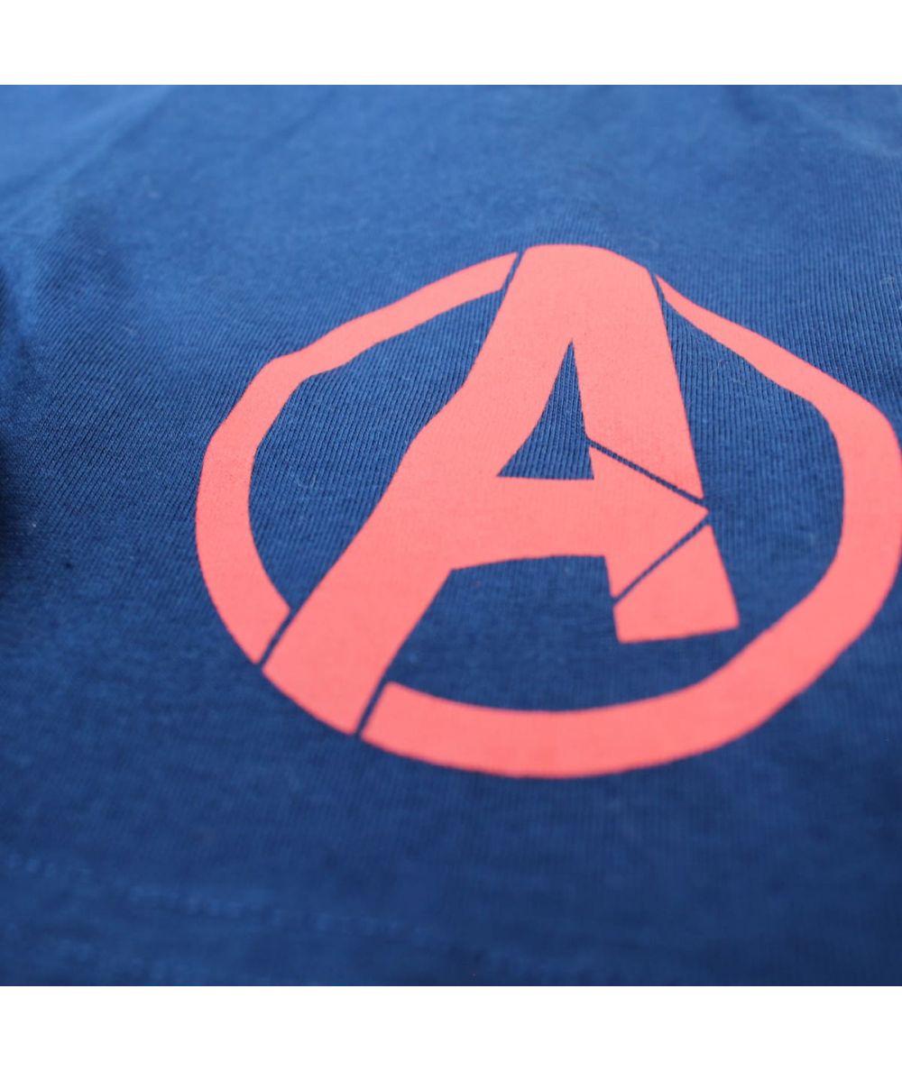 Ensemble Avengers tee-shirt et short - gris et bleu