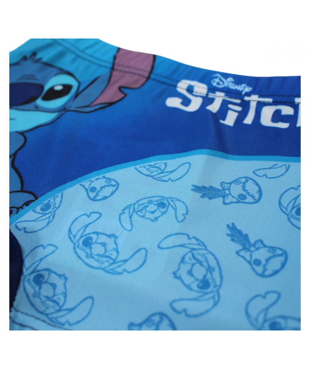 Boxer de bain Stitch - bleu foncé