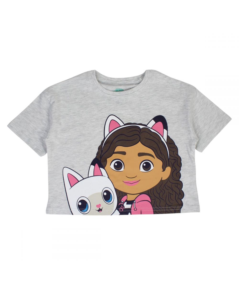 Ensemble Gabby tee-shirt et short - gris