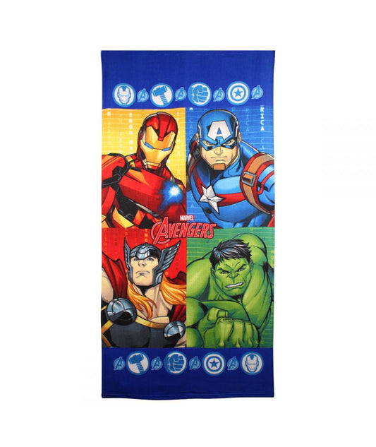 Serviette de plage Avengers - bleu