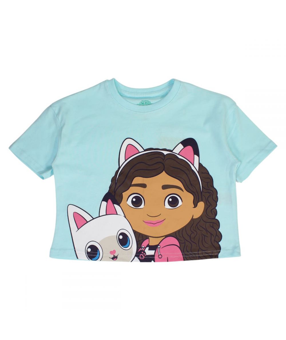 Ensemble Gabby tee-shirt et short - bleu