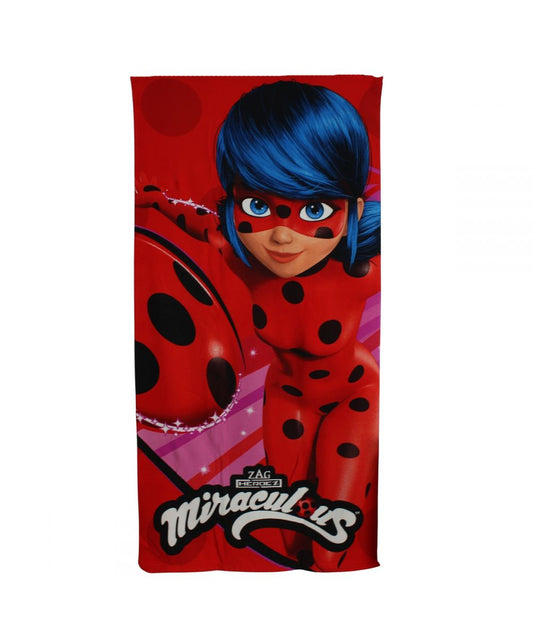 Serviette de plage Miraculous - rouge