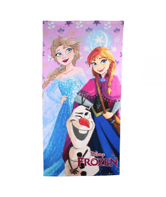 Serviette de plage La Reine des Neiges - lilas