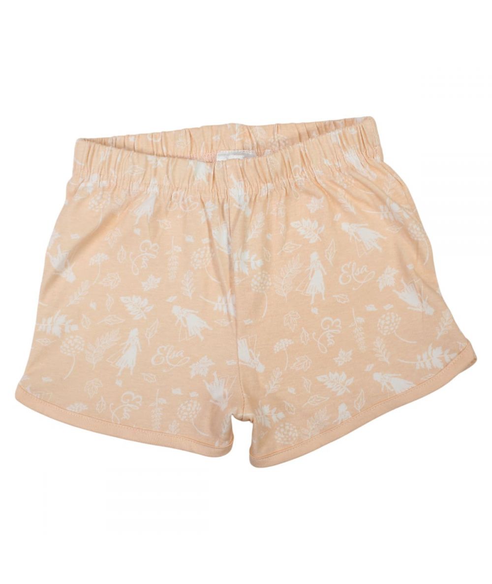 Ensemble La Reine des Neiges tee-shirt et short - abricot