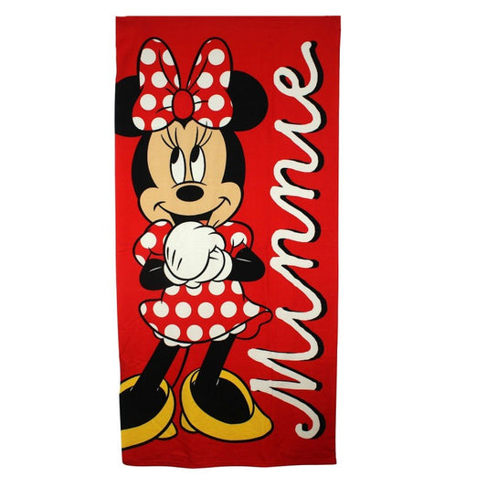 Serviette de plage Minnie - rouge