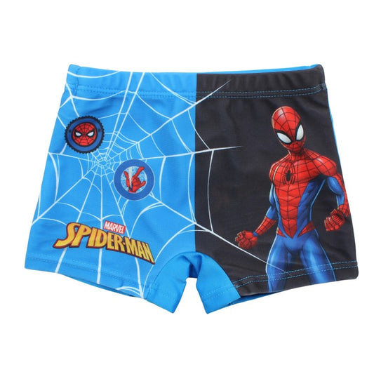 Boxer de bain Spiderman - bleu et noir
