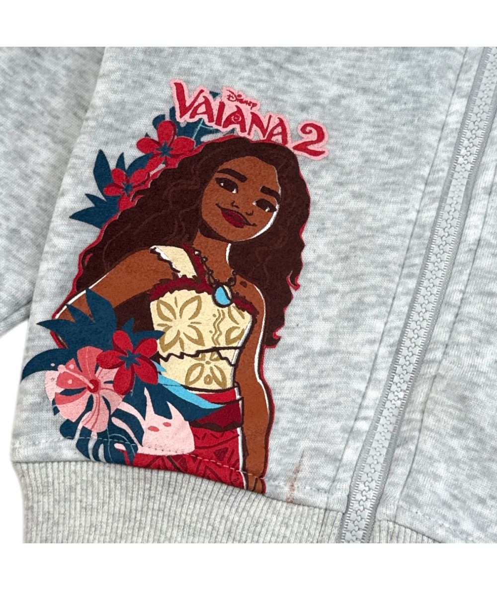 Ensemble Vaiana veste et jogging - gris et rouge