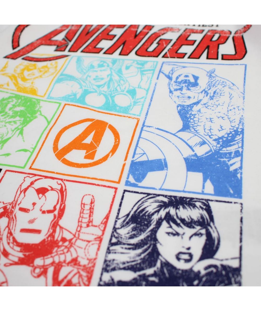 Ensemble Avengers tee-shirt et short - gris et noir