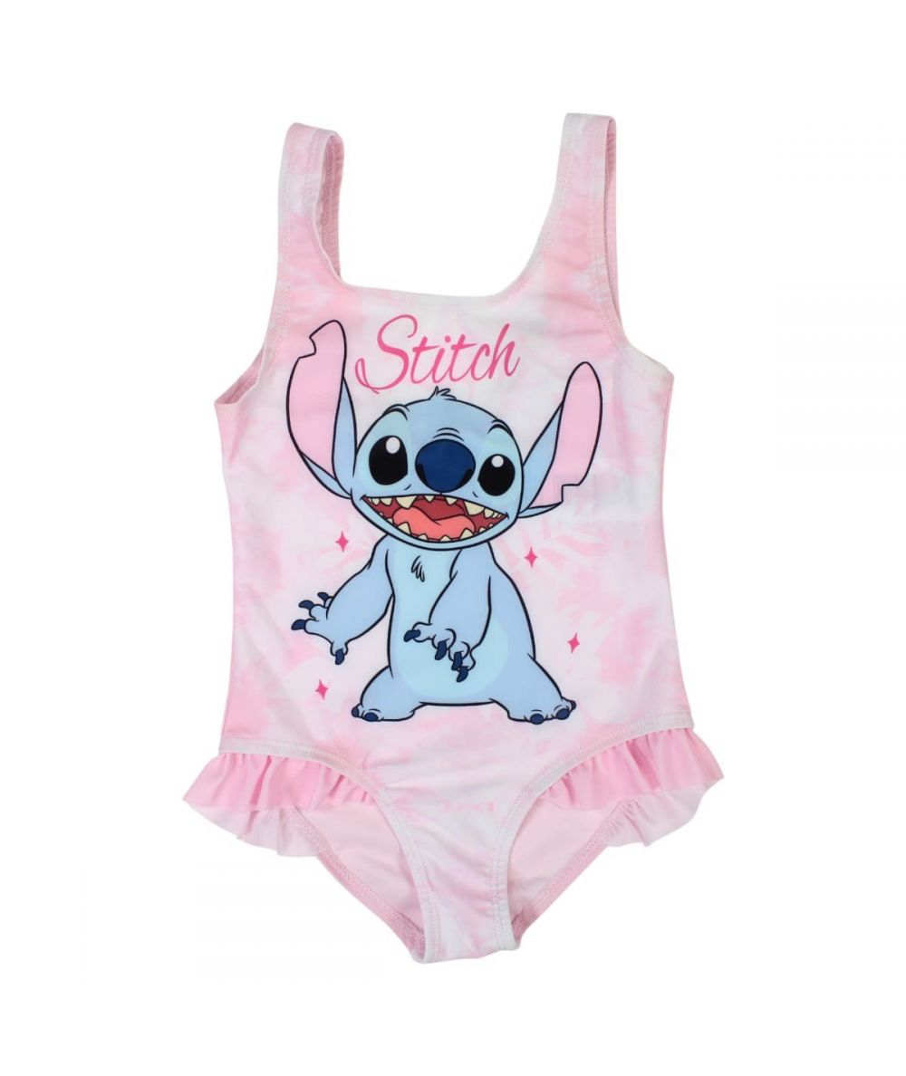 Maillot de bain Stitch 1 pièce - rose clair