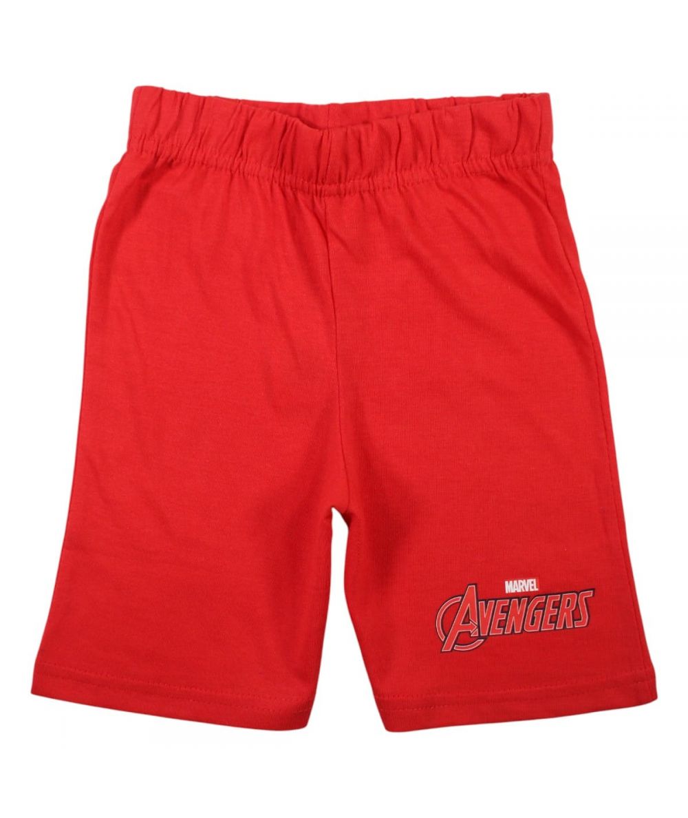 Ensemble Avengers tee-shirt et short - rouge