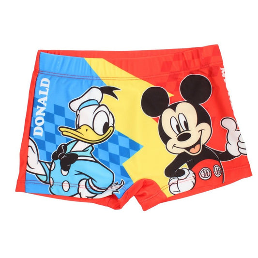 Boxer de bain Mickey - rouge