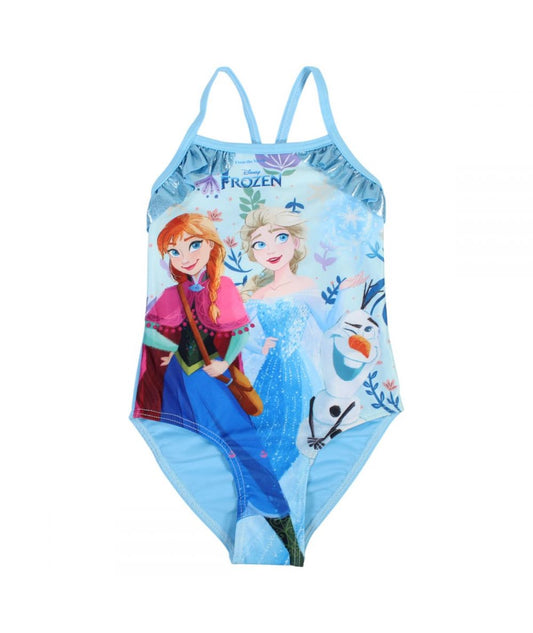 Maillot de bain La Reine des Neiges 1 pièce - bleu