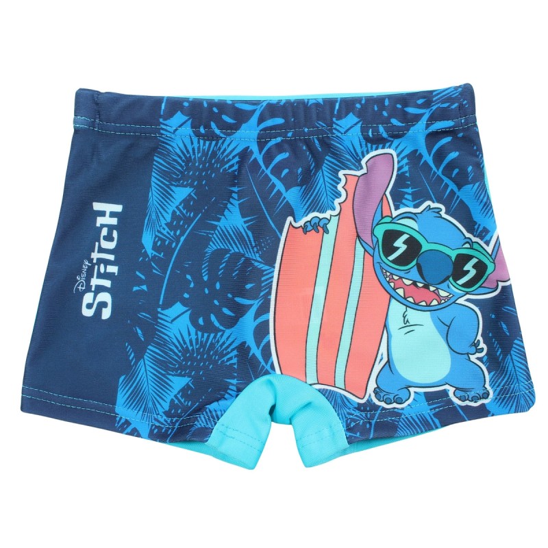 Boxer de bain Stitch - bleu