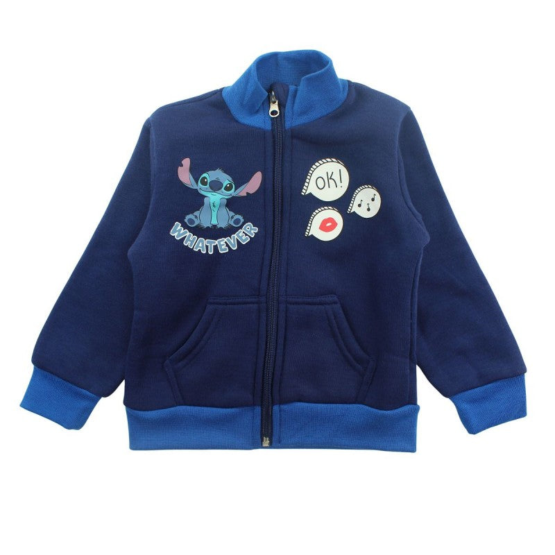 Ensemble Stitch veste et jogging - bleu foncé