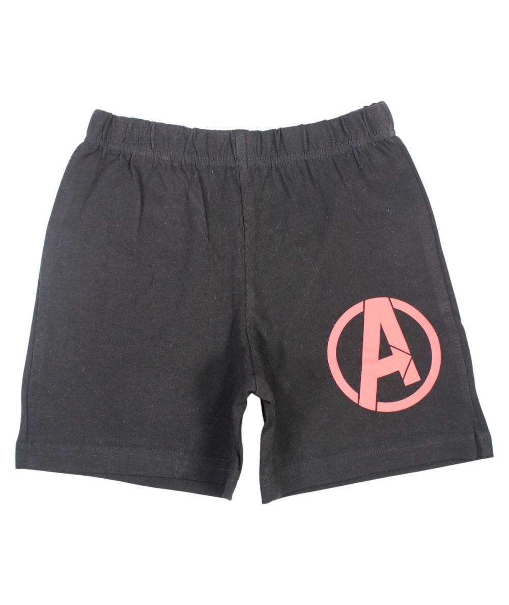 Ensemble Avengers tee-shirt et short - gris et noir