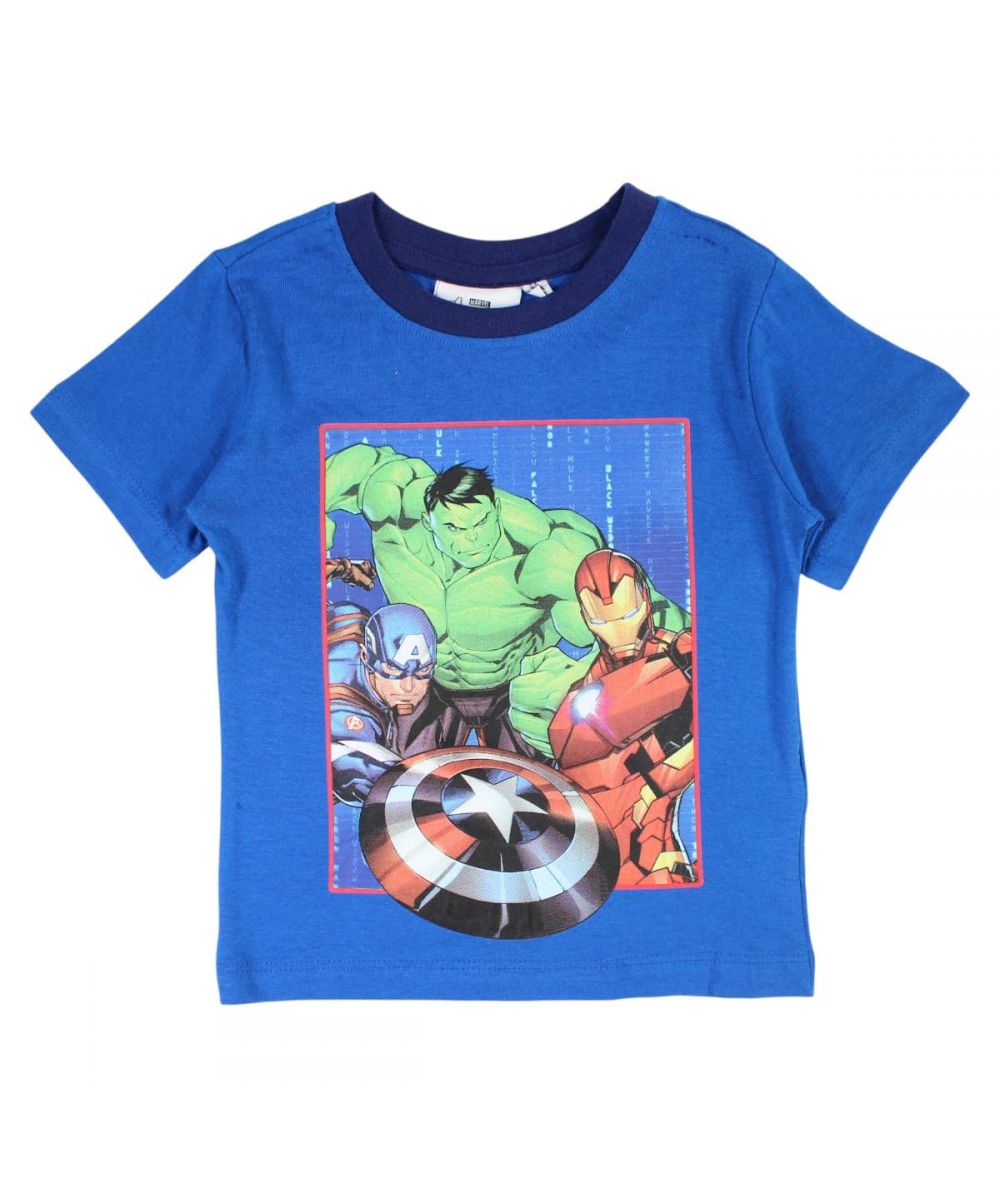 Ensemble Avengers tee-shirt et short - bleu roi