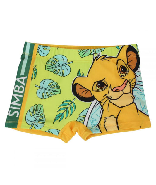 Boxer de bain Le Roi Lion - vert et orange