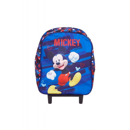 Sac à dos à roulettes Mickey - 24x28x10cm