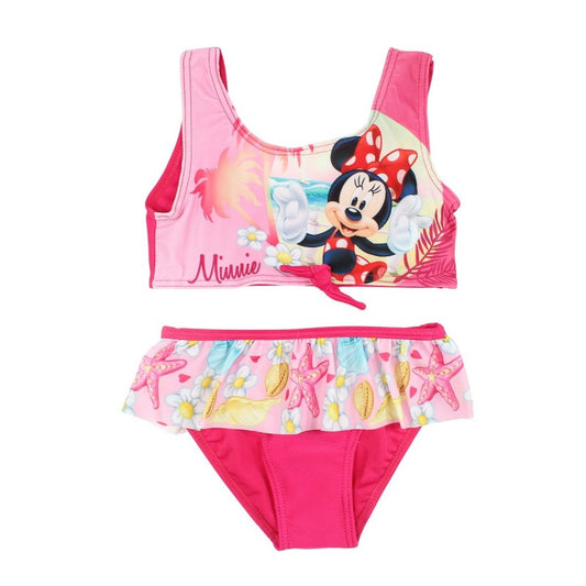Maillot de bain Minnie 2 pièces - rose et fushia