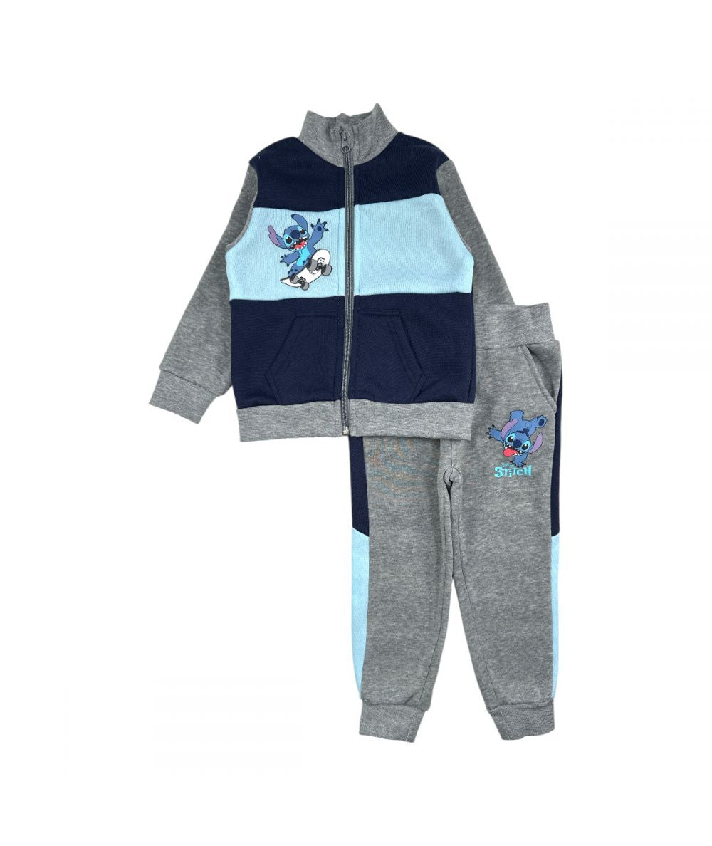 Ensemble Stitch veste et jogging - gris