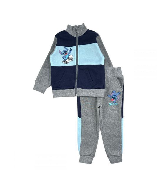 Ensemble Stitch veste et jogging - gris