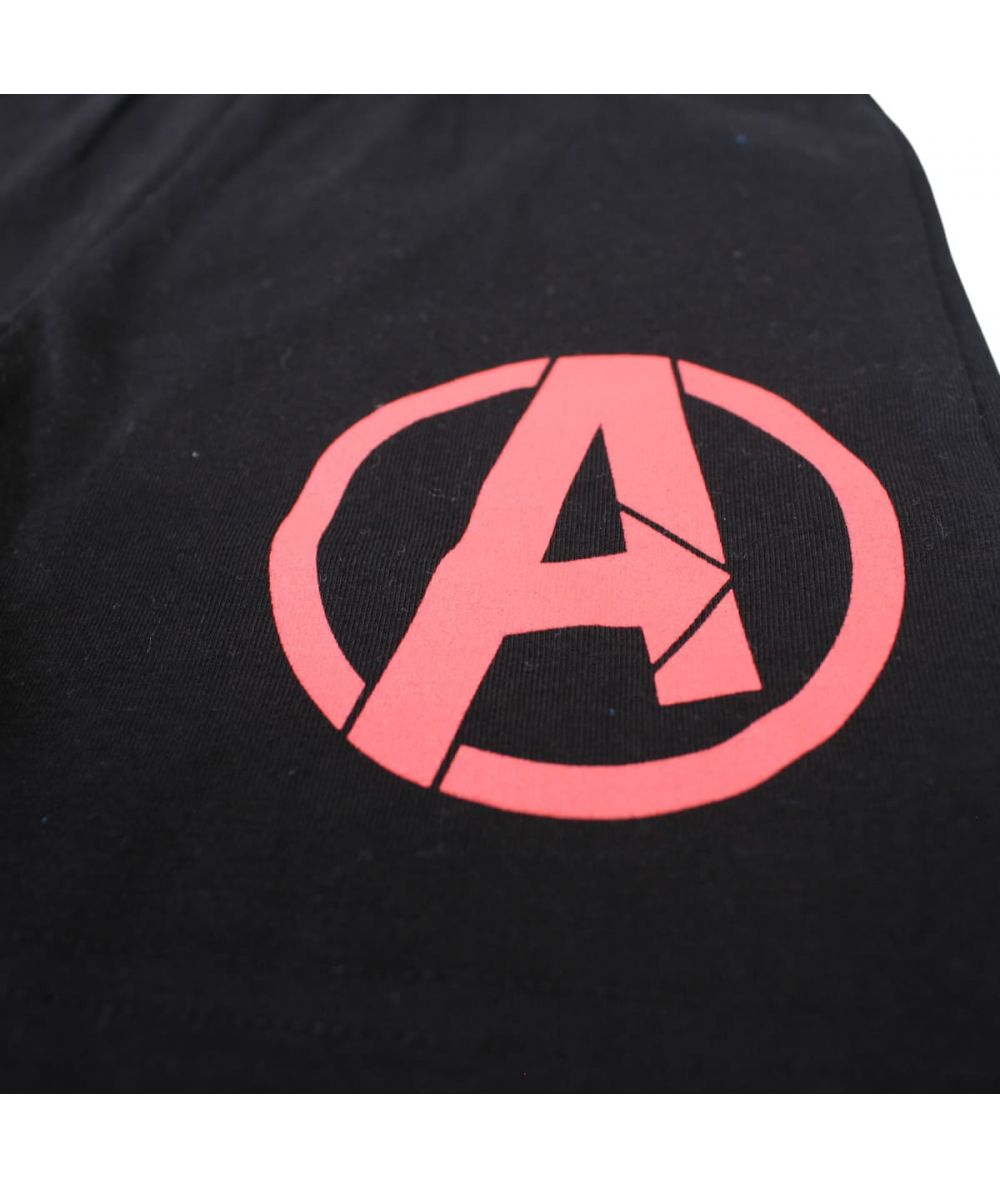 Ensemble Avengers tee-shirt et short - gris et noir