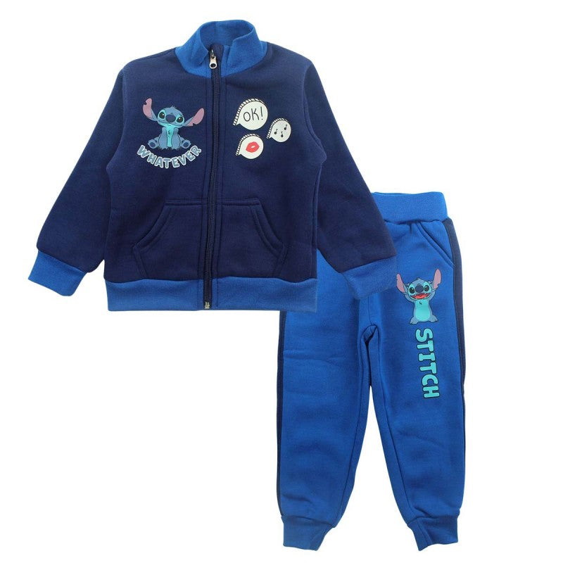 Ensemble Stitch veste et jogging - bleu foncé