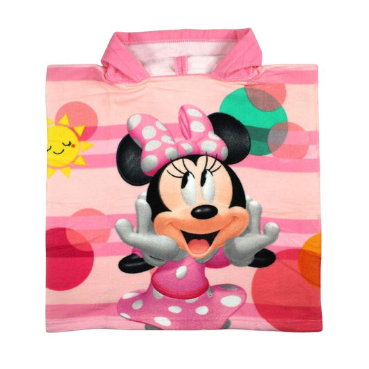 Poncho Minnie - rose clair