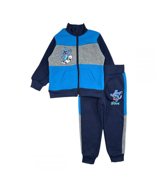 Ensemble Stitch veste et jogging - bleu