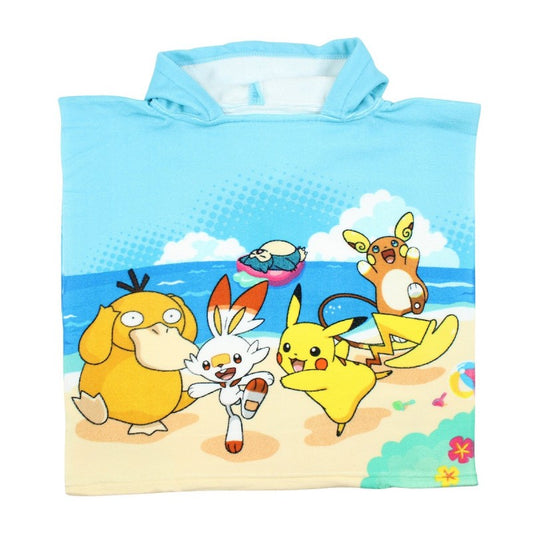 Poncho Pokemon - bleu
