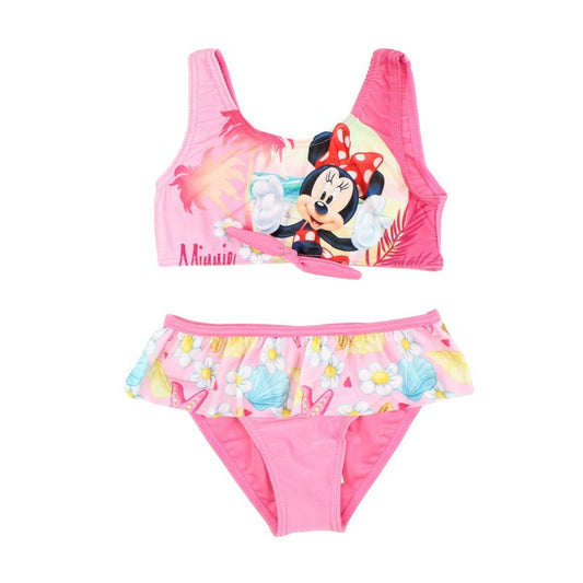 Maillot de bain Minnie 2 pièces - rose